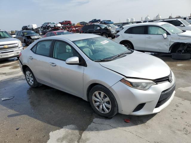 2T1BURHE3EC132944 - 2014 TOYOTA COROLLA L SILVER photo 4