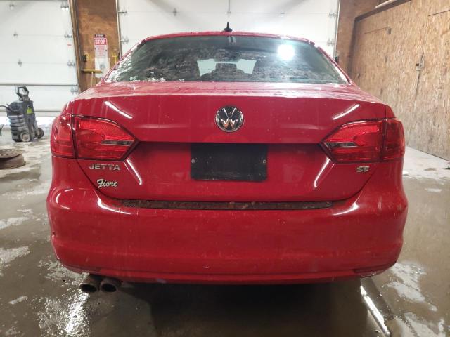 3VWD17AJ4EM421056 - 2014 VOLKSWAGEN JETTA SE RED photo 6