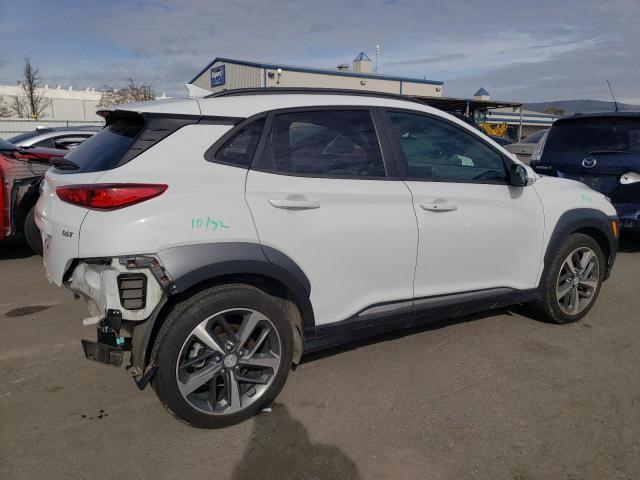 KM8K33A58KU216889 - 2019 HYUNDAI KONA LIMITED WHITE photo 3