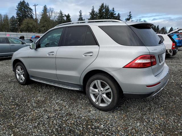 4JGDA5HB8FA503114 - 2015 MERCEDES-BENZ ML 350 4MATIC SILVER photo 2