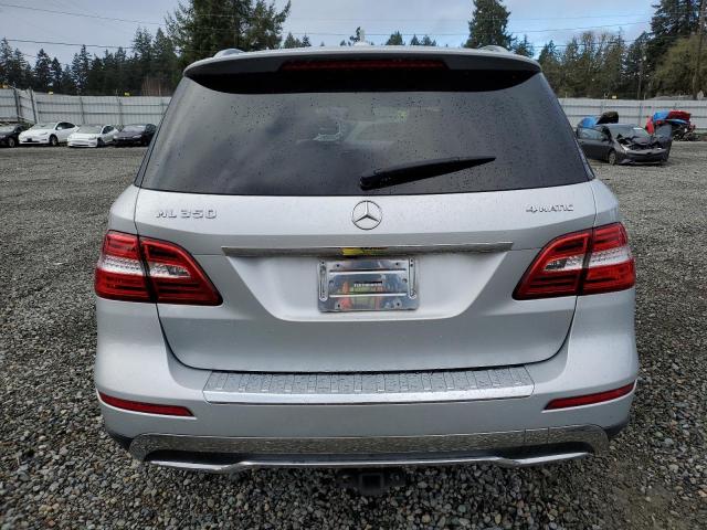 4JGDA5HB8FA503114 - 2015 MERCEDES-BENZ ML 350 4MATIC SILVER photo 6