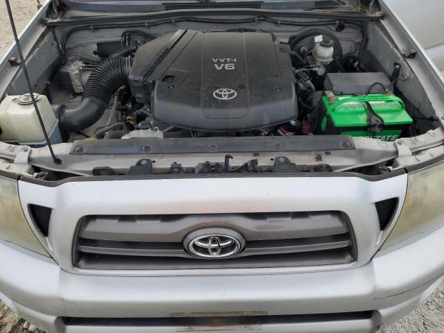 5TEJU4GN2AZ708544 - 2010 TOYOTA TACOMA DOUBLE CAB PRERUNNER SILVER photo 11