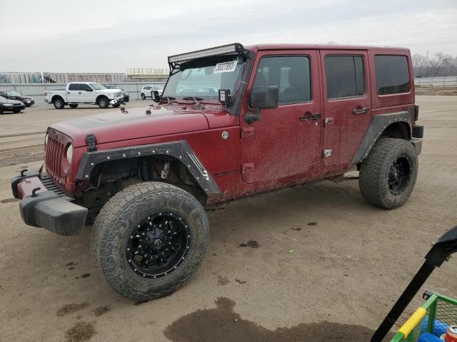 1C4HJWEG6CL272810 - 2012 JEEP WRANGLER U SAHARA MAROON photo 1