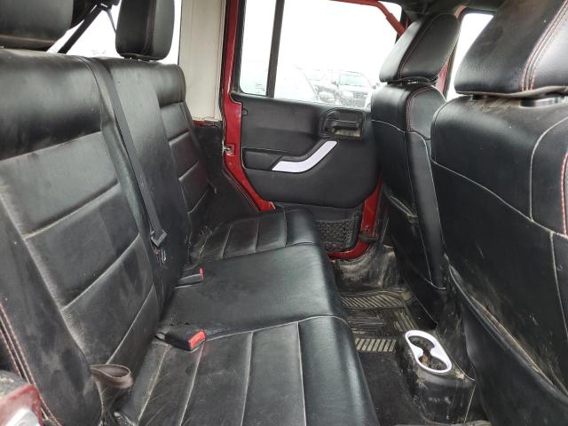 1C4HJWEG6CL272810 - 2012 JEEP WRANGLER U SAHARA MAROON photo 11
