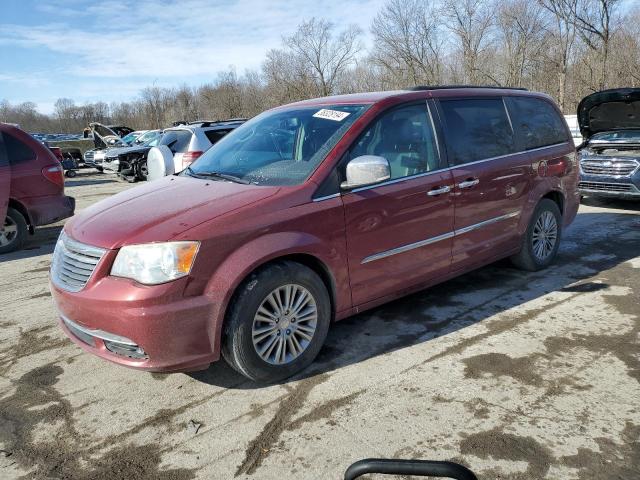 2C4RC1CG8DR798384 - 2013 CHRYSLER TOWN & COU TOURING L RED photo 1