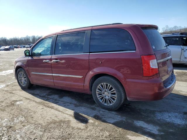 2C4RC1CG8DR798384 - 2013 CHRYSLER TOWN & COU TOURING L RED photo 2