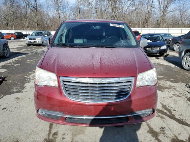 2C4RC1CG8DR798384 - 2013 CHRYSLER TOWN & COU TOURING L RED photo 5