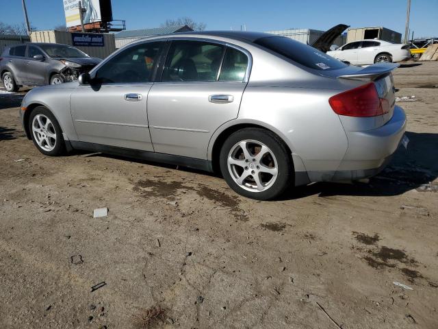 JNKCV51E44M607229 - 2004 INFINITI G35 SILVER photo 2