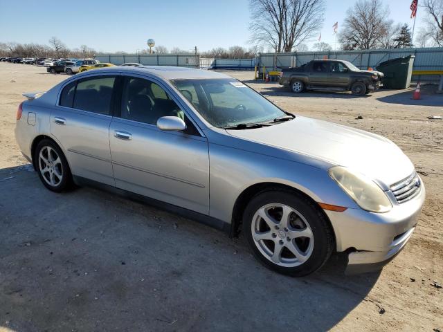 JNKCV51E44M607229 - 2004 INFINITI G35 SILVER photo 4