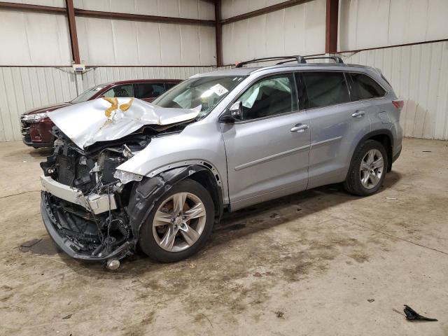 5TDDKRFH9FS072561 - 2015 TOYOTA HIGHLANDER LIMITED SILVER photo 1