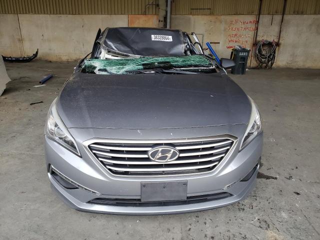 5NPE24AF6FH160504 - 2015 HYUNDAI SONATA SE GRAY photo 5