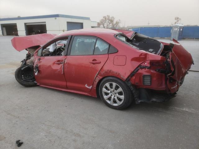 5YFEPMAE5MP256472 - 2021 TOYOTA COROLLA LE RED photo 2