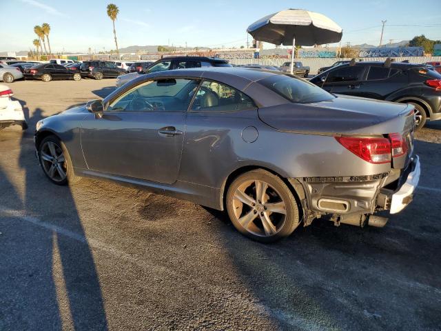 JTHFF2C29D2527562 - 2013 LEXUS IS 250 GRAY photo 2