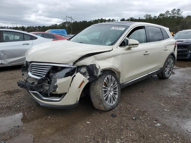 2LMTJ6LR7GBL32548 - 2016 LINCOLN MKX RESERVE BEIGE photo 1