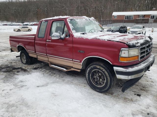 1FTEX14N8SKA64954 - 1995 FORD F150 BURGUNDY photo 4