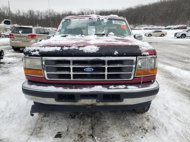 1FTEX14N8SKA64954 - 1995 FORD F150 BURGUNDY photo 5