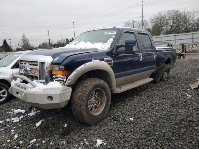 1FTWW31R98EA16882 - 2008 FORD F350 SRW SUPER DUTY BLUE photo 1