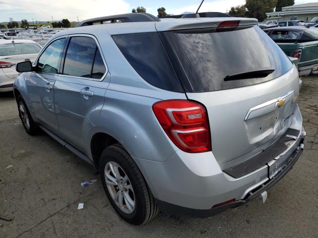 2GNALCEK1G1127028 - 2016 CHEVROLET EQUINOX LT SILVER photo 2