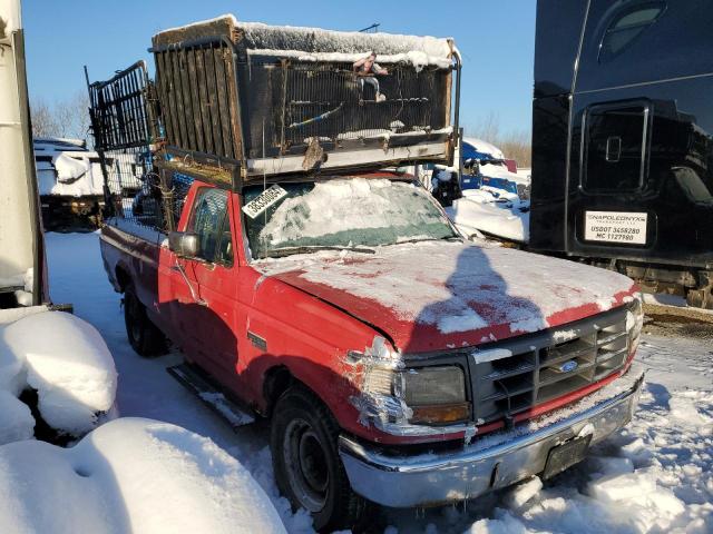 1FTHF25M3PNA93098 - 1993 FORD F250 RED photo 4