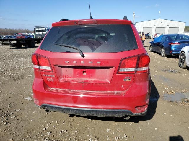 3C4PDCBG1DT541243 - 2013 DODGE JOURNEY SXT RED photo 6