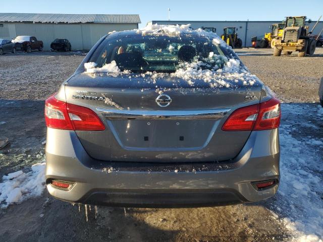 3N1AB7AP3KY402609 - 2019 NISSAN SENTRA S GRAY photo 6