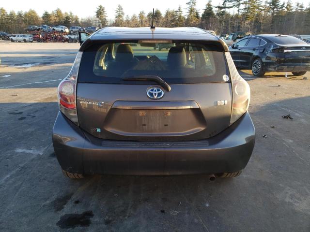 JTDKDTB33D1540836 - 2013 TOYOTA PRIUS C SILVER photo 6