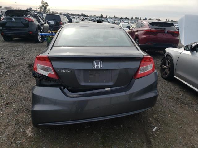 2HGFG3B50DH524364 - 2013 HONDA CIVIC LX GRAY photo 6