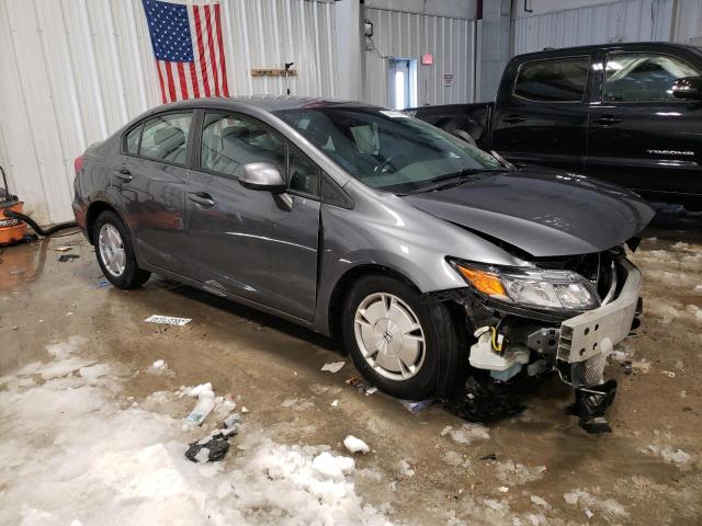 2HGFB2F6XCH322366 - 2012 HONDA CIVIC HF GRAY photo 4