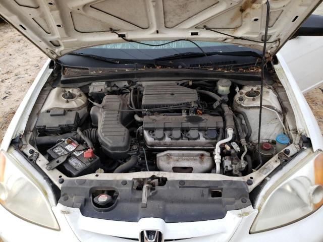 1HGEM22553L028797 - 2003 HONDA CIVIC LX WHITE photo 11