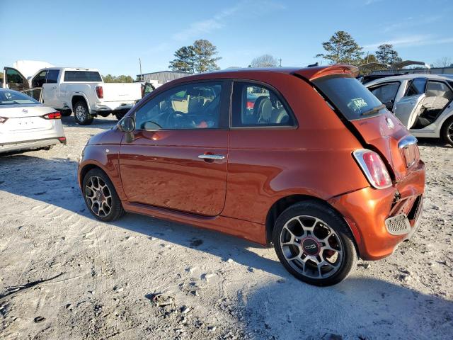 3C3CFFBRXCT100645 - 2012 FIAT 500 SPORT ORANGE photo 2