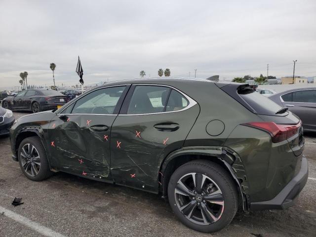 JTHX6JBH7P2147984 - 2023 LEXUS UX 250H BASE GREEN photo 2