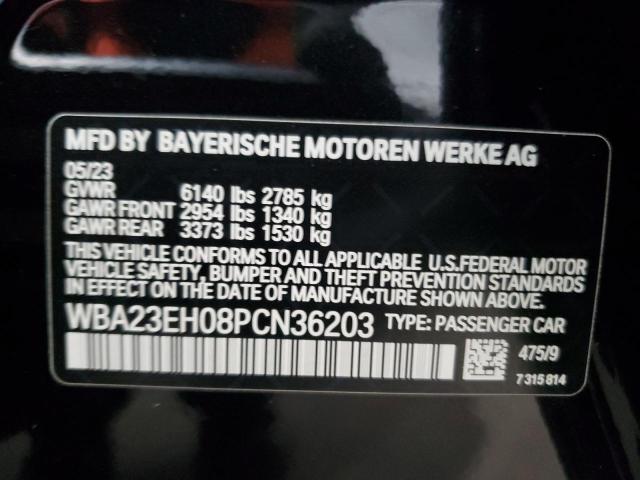 WBA23EH08PCN36203 - 2023 BMW 740 I BLACK photo 12