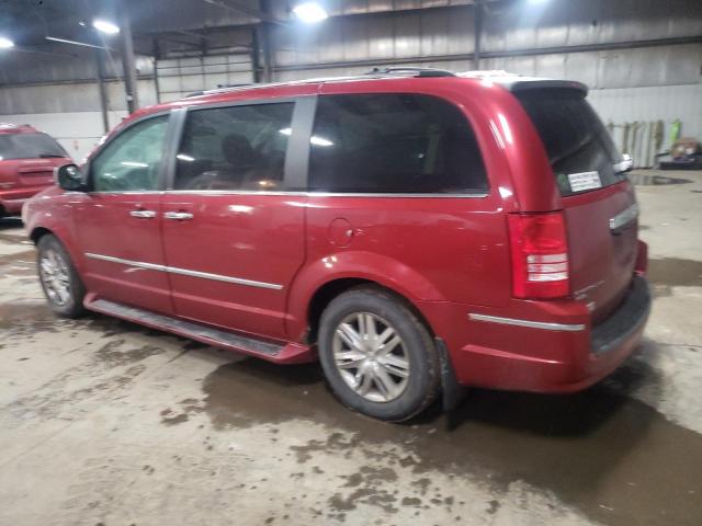 2A8HR64X49R602253 - 2009 CHRYSLER TOWN & COU LIMITED RED photo 2