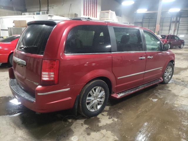 2A8HR64X49R602253 - 2009 CHRYSLER TOWN & COU LIMITED RED photo 3