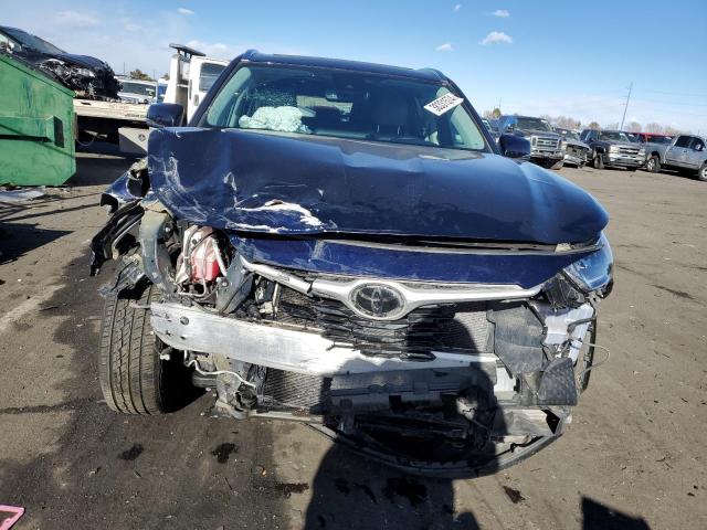 5TDHZRBH4LS006756 - 2020 TOYOTA HIGHLANDER XLE BLUE photo 5