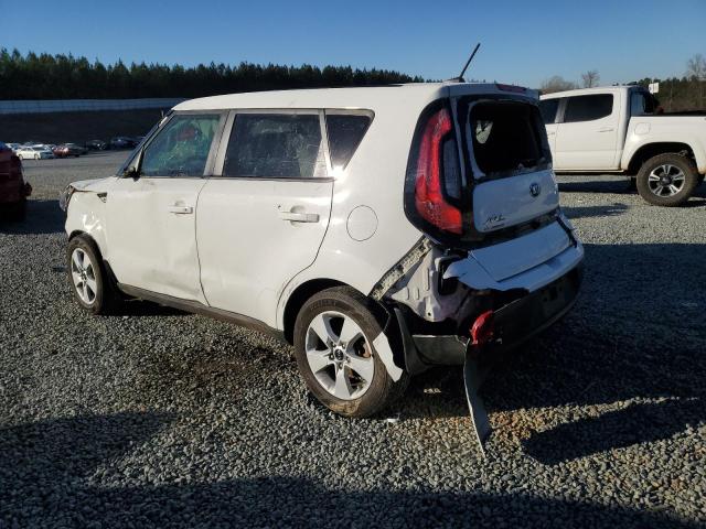 KNDJN2A21K7635286 - 2019 KIA SOUL WHITE photo 2