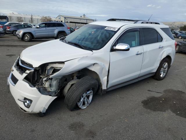 2CNFLGEW0A6384079 - 2010 CHEVROLET EQUINOX LTZ WHITE photo 1