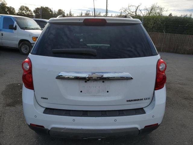 2CNFLGEW0A6384079 - 2010 CHEVROLET EQUINOX LTZ WHITE photo 6