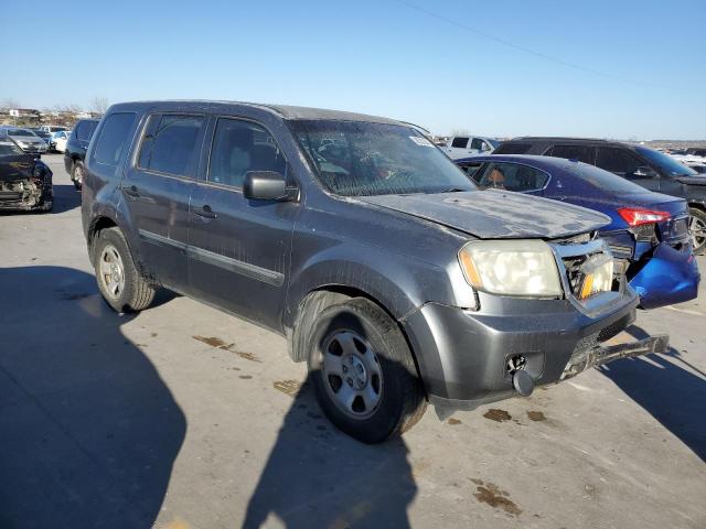 5FNYF3H27AB006602 - 2010 HONDA PILOT LX GRAY photo 4