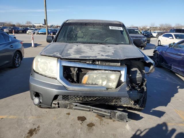 5FNYF3H27AB006602 - 2010 HONDA PILOT LX GRAY photo 5