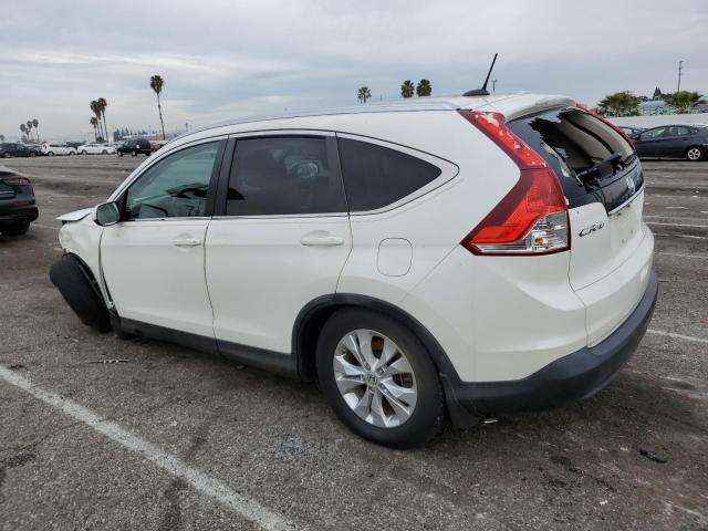 5J6RM4H78DL064967 - 2013 HONDA CR-V EXL WHITE photo 2