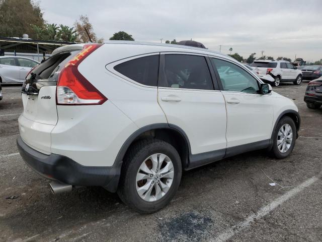 5J6RM4H78DL064967 - 2013 HONDA CR-V EXL WHITE photo 3