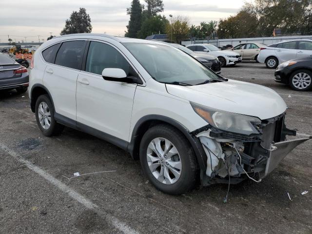 5J6RM4H78DL064967 - 2013 HONDA CR-V EXL WHITE photo 4