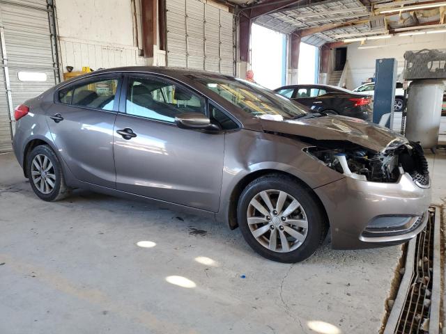 KNAFX4A63E5181439 - 2014 KIA FORTE LX GRAY photo 4