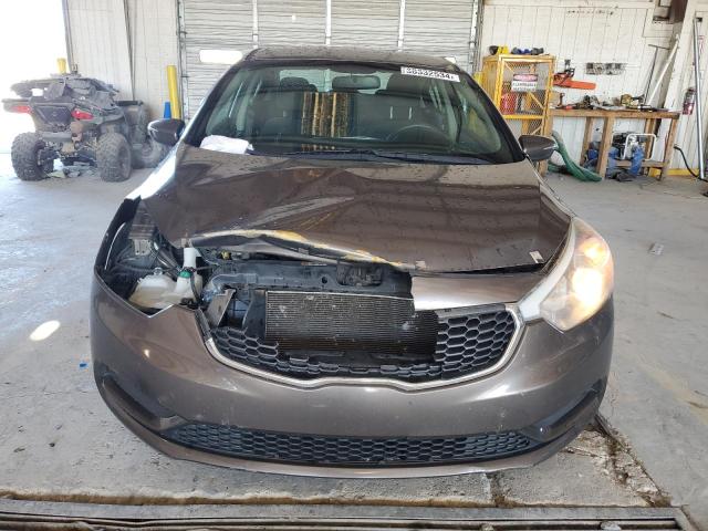 KNAFX4A63E5181439 - 2014 KIA FORTE LX GRAY photo 5