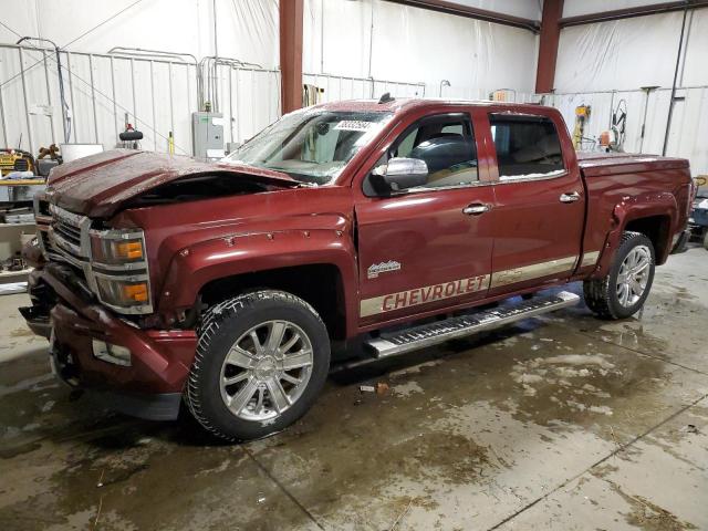 3GCUKTECXEG279041 - 2014 CHEVROLET SILVERADO K1500 HIGH COUNTRY BURGUNDY photo 1