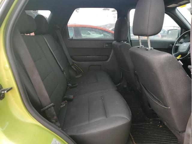 1FMCU9D76CKA72242 - 2012 FORD ESCAPE XLT GREEN photo 10