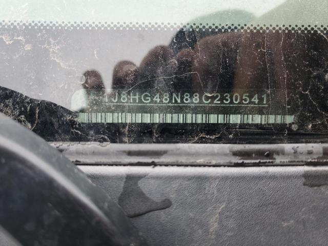 1J8HG48N88C230541 - 2008 JEEP COMMANDER SPORT Կանաչ լուսանկար 12