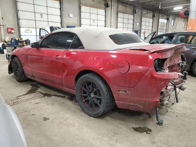 1ZVBP8EM4D5277996 - 2013 FORD MUSTANG RED photo 2