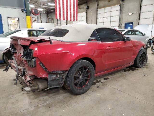 1ZVBP8EM4D5277996 - 2013 FORD MUSTANG RED photo 3